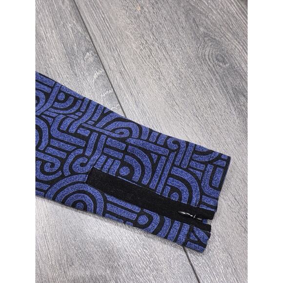 J.McLaughlin NWOT Bedford Purple Geometric Link Quarter Zip Dress Medium A004259 - Picture 11 of 11